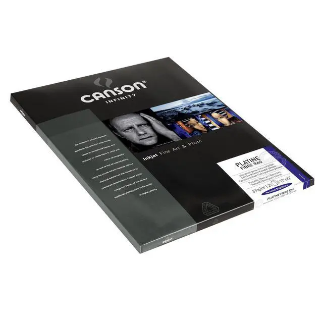Alt view image 2 of 3 - Infinity Platine Fibre Rag Fine Art Paper, 310 Gram, 17 x 22 Inch, 25 Sheets