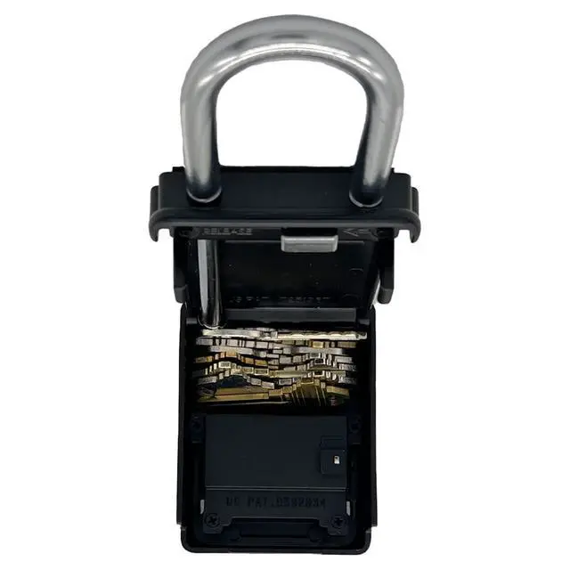 Alt view image 5 of 7 - Key Lockbox Hide A Key Outdoor Hanging Lock Box Keysafe for Keys with Set Your Own 4 Digit Combination Code - 3200 (12)