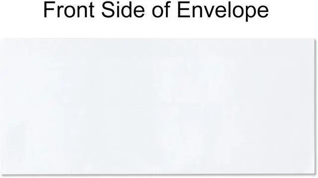 Alt view image 7 of 7 - 2500#10 Commercial Custom Printed Envelopes, White, Single Left Window, Self Seal, Security Tinted, Text and Logo Customization, Size 4-1/8 x 9-1/2 Inches, 24 LB