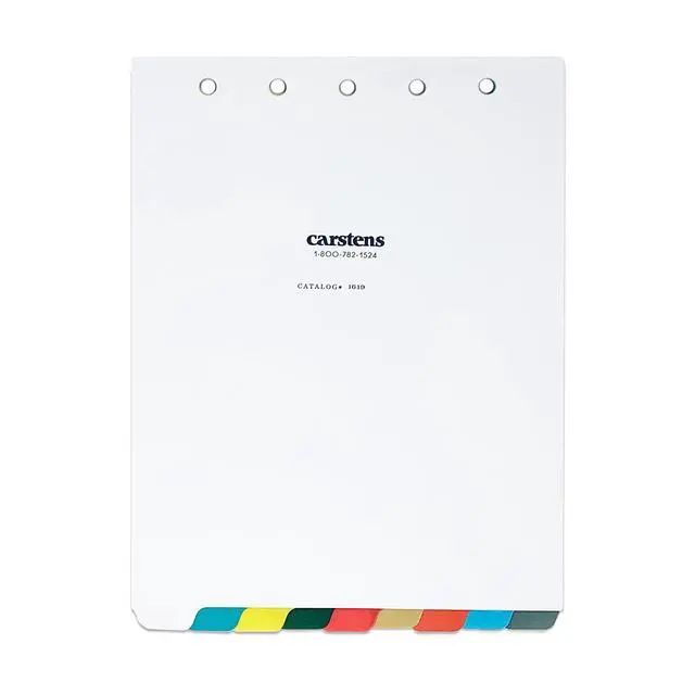 Alt view image 2 of 5 - Heavy Duty Plastic Dividers, 9-Tab, Multi-Color, Blank, for Top-Opening Ring Binders, Case of 10