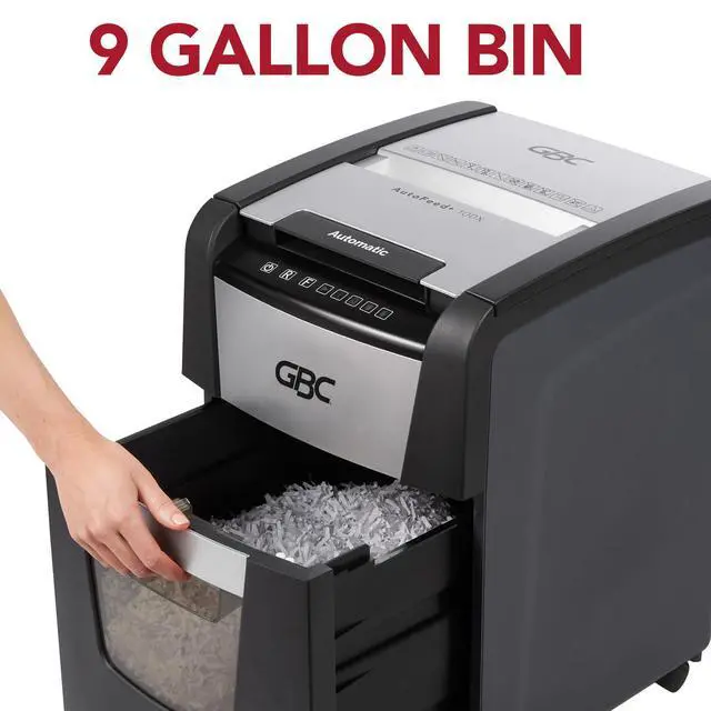 Alt view image 7 of 7 - Paper Shredder, Auto Feed+, 100 Sheet Capacity, Super Cross-Cut, Home Office Shredder, 100X (WSM1757602)