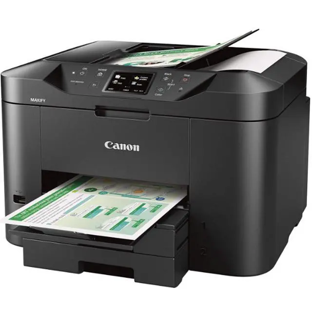 Alt view image 2 of 7 - MAXIFY MB2720 Wireless Color Photo Printer with Scanner, Copier and Fax Bundle with Deco Essentials Printer eBook + High-Speed 6FT USB 2.0 Printer Cable