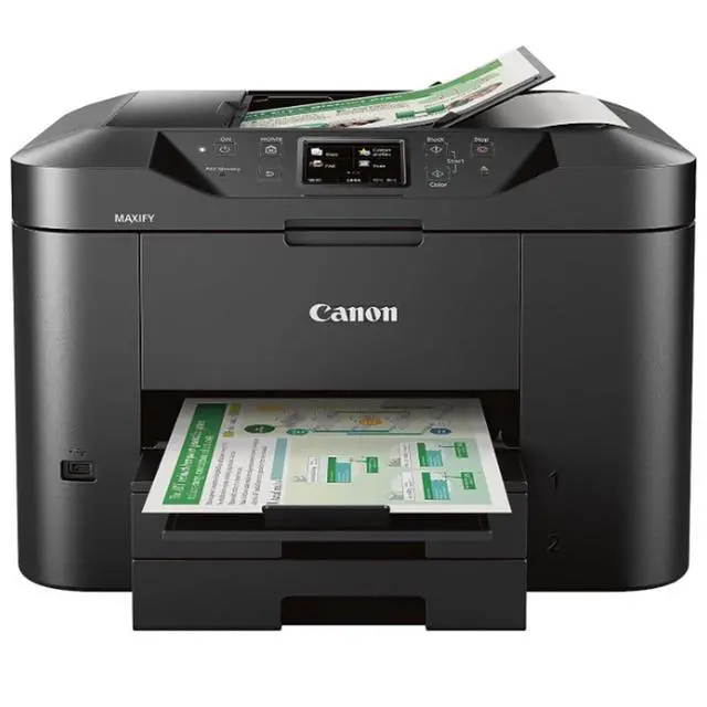 Alt view image 3 of 7 - MAXIFY MB2720 Wireless Color Photo Printer with Scanner, Copier and Fax Bundle with Deco Essentials Printer eBook + High-Speed 6FT USB 2.0 Printer Cable
