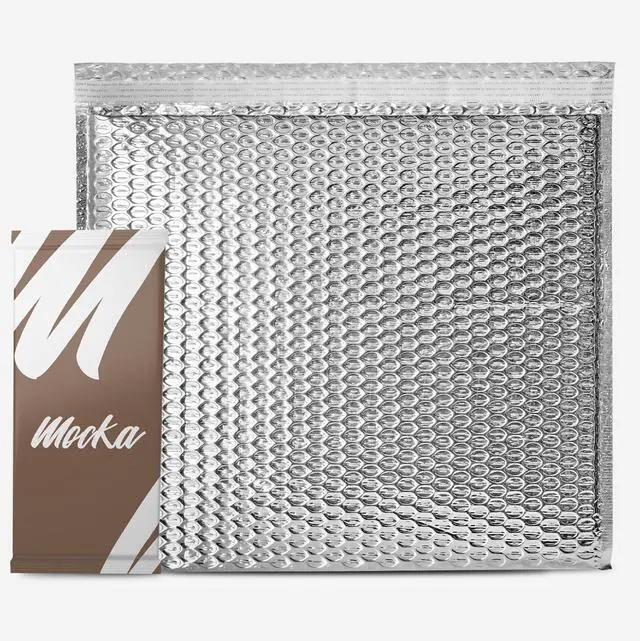 Alt view image 2 of 7 - Thermal Insulated Bubble Mailers 8x6 inch - 200 pack, Self-Seal Thermal Reflective Insulated padded envelopes for cold shipping. Lightweight. Keep cool shield - Made in USA