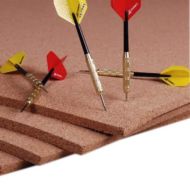 Alt view image 2 of 6 - Standard Grade Cork Sheet - 4' x 8' x 1/2", 100% Natural Material for Bulletin Boards, Decorative Photo and Message Push Pin Displays - Perfect for Home, School, and Office