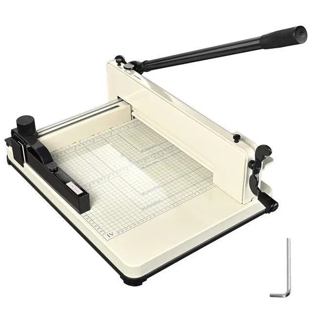 Main image of 12" Paper Cutter Heavy Duty 12 Inch Industrial Commercial Guillotine | Paper Cutter 400 Sheet Large Capacity A4-12" Paper Cutter for Office, School, Picture Shop