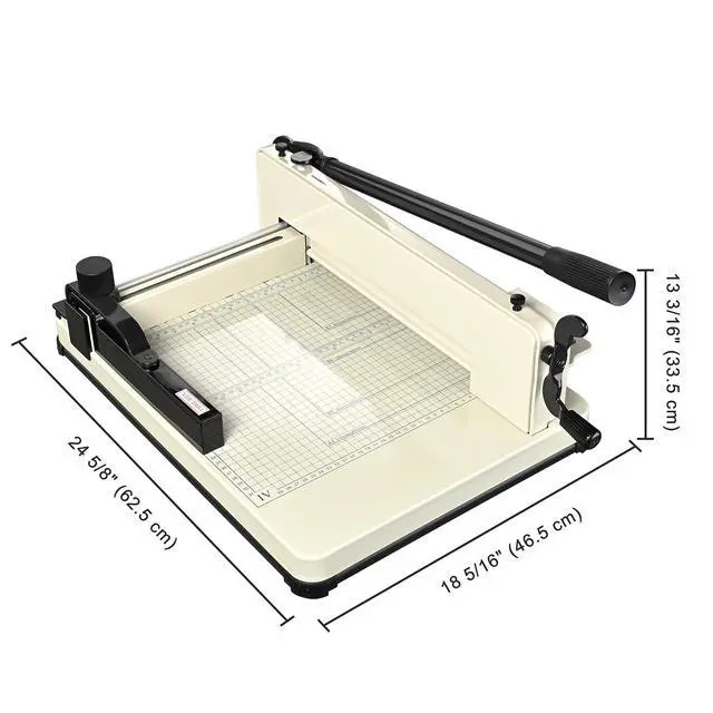 Alt view image 7 of 7 - 12" Paper Cutter Heavy Duty 12 Inch Industrial Commercial Guillotine | Paper Cutter 400 Sheet Large Capacity A4-12" Paper Cutter for Office, School, Picture Shop