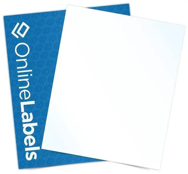 Main image of 8.5 x 11 Crystal Clear Gloss Sticker Paper (Inkjet Printers Only) - 250 Sheets - Full Sheet Labels - OnlineLabels