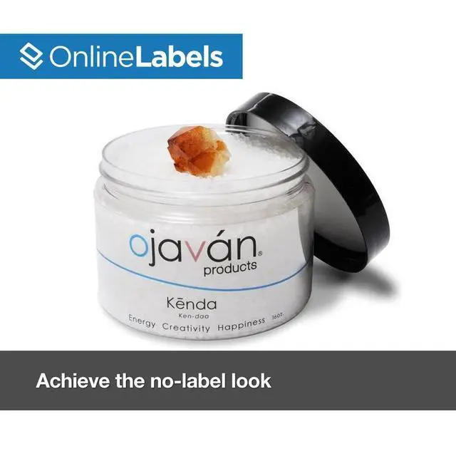 Alt view image 6 of 6 - 8.5 x 11 Crystal Clear Gloss Sticker Paper (Inkjet Printers Only) - 250 Sheets - Full Sheet Labels - OnlineLabels