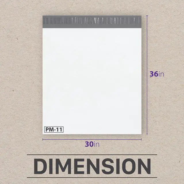 Alt view image 4 of 5 - 30x36 (200 Pack) Large Poly Mailers, Self-Seal Tear-Proof Waterproof Strong Adhesive Shipping Envelopes Bags for Clothing, Business Suppliers