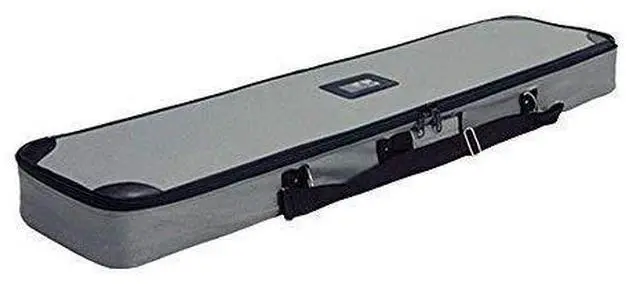 Main image of Padded Carrying Case for Roll Up Banner Stands 43in Padded Case with Handles and Shoulder Strap, Made to Fit 39in Retractable Banners, Dark Grey Interior with Elastic Belts, Banner Bag