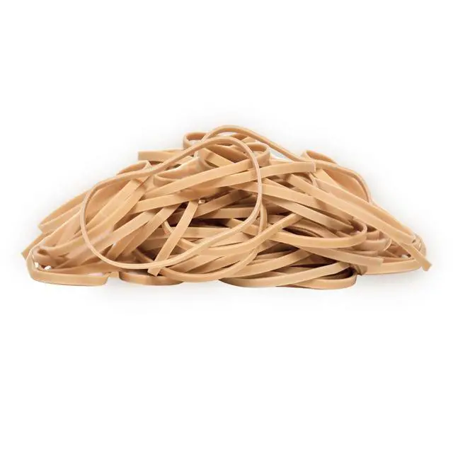 Alt view image 3 of 5 - Advantage Rubber Bands, Size #32 (3" x 1/8"), 25 lb. Case (Contains 25-1 lb. Bags), Natural Crepe (26324CS)