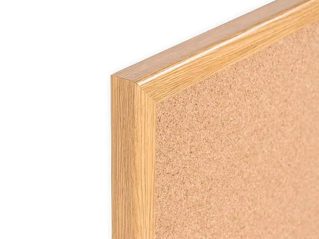 Alt view image 5 of 7 - Maya Series Self-Healing Cork Bulletin Board, Wall Mounting Push Pin Cork Board, 48" x 72", Wood Frame