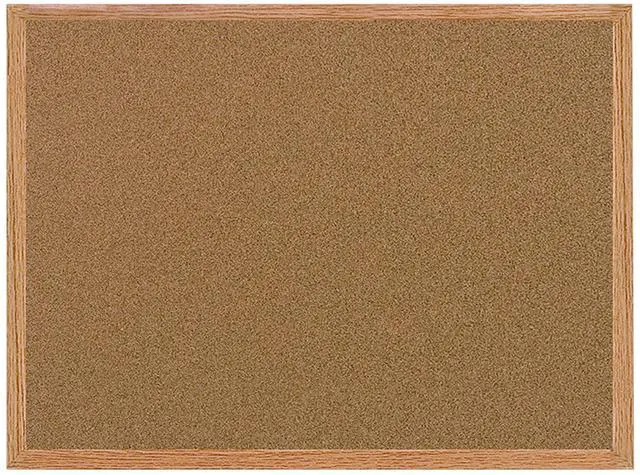 Main image of Maya Series Self-Healing Cork Bulletin Board, Wall Mounting Push Pin Cork Board, 48" x 72", Wood Frame