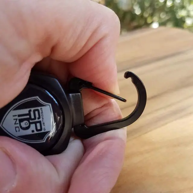 Alt view image 3 of 7 - Bulk 25 Pack - Heavy Duty Retractable Badge Reels w ID Holder Strap & Keychain - Strong Sidekick Carabiner Belt Loop Clip - Retracting Lanyard w Kevlar® Cord for Keys & Access Cards by