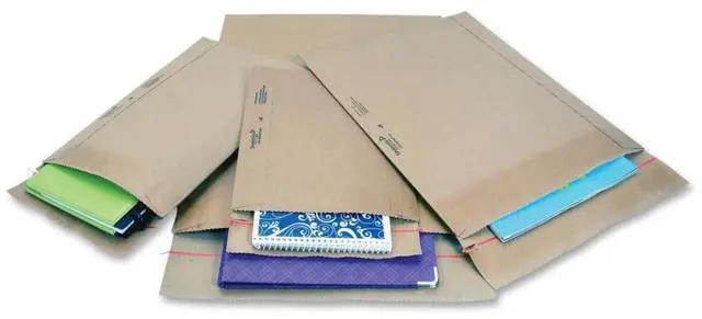 Main image of Jiffy Rigi Bag Shipping Rigid Mailers, Case of 200, Recycled Bend Free Puncture Proof Fiberboard Mailing Envelope, #4-9.5" x 14.5", Kraft