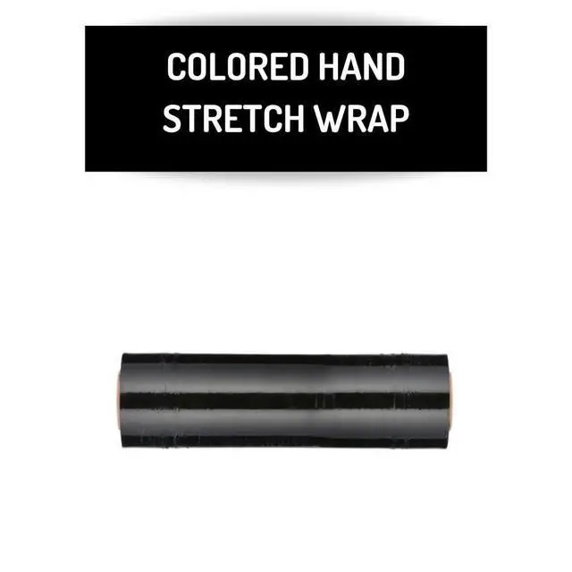 Alt view image 3 of 7 - PSBM Tinted Black Stretch Wrap, 4 Rolls 18 Inch x 1500 Feet 80 Gauge, Heavy Duty Plastic Wrap Industrial Strength Shrink Film for Moving, Packing & Shipping