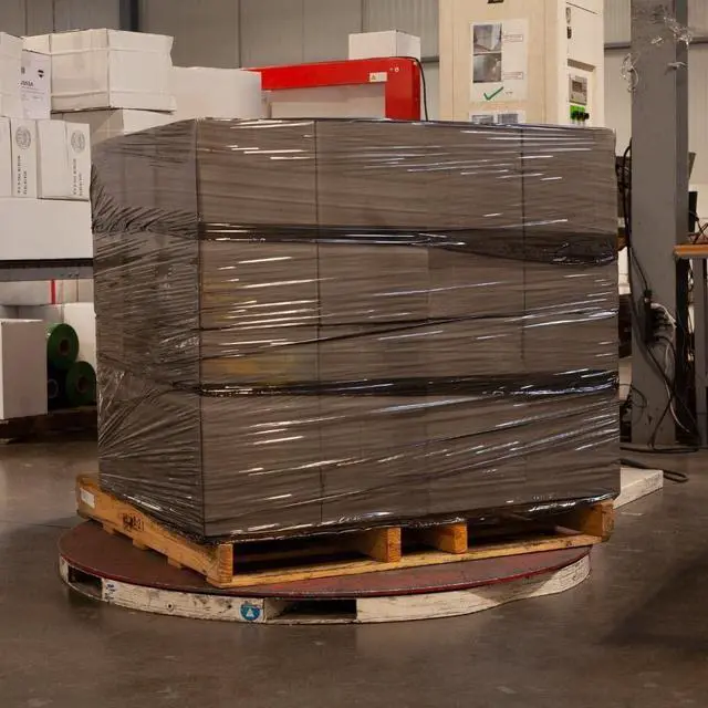 Alt view image 6 of 7 - PSBM Tinted Black Stretch Wrap, 4 Rolls 18 Inch x 1500 Feet 80 Gauge, Heavy Duty Plastic Wrap Industrial Strength Shrink Film for Moving, Packing & Shipping
