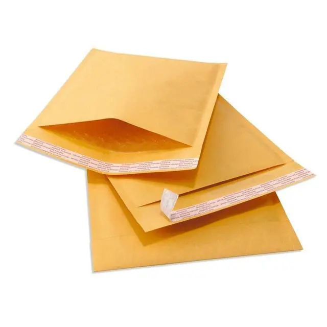 Alt view image 6 of 7 - 6 X 9 (1000pcs) Kraft Bubble Padded Envelopes Shipping Mailers, 6x9 Inch Size #0 Kraft Bubble Mailers Padded Envelopes (1000)