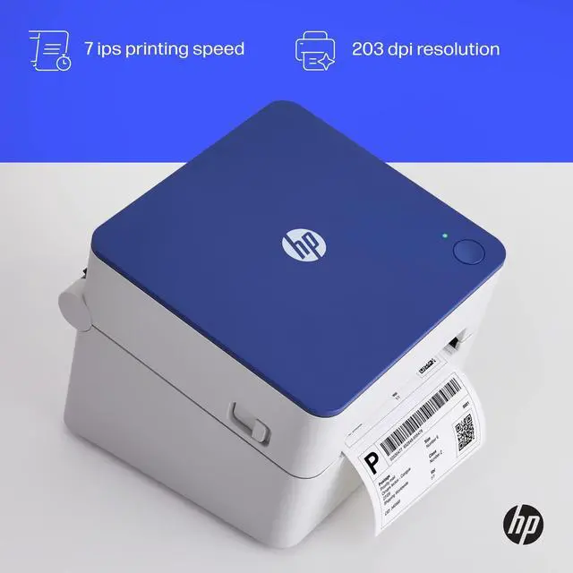 Alt view image 2 of 6 - Shipping Label Printer, 4x6 Commercial Grade Direct Thermal, Compact & Easy-to-use, High-Speed 203 DPI, Barcode Printer, Compatible with Amazon, UPS, Shopify, Etsy, Ebay, ShipStation & More