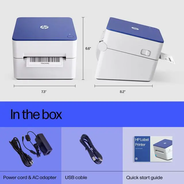 Alt view image 3 of 6 - Shipping Label Printer, 4x6 Commercial Grade Direct Thermal, Compact & Easy-to-use, High-Speed 203 DPI, Barcode Printer, Compatible with Amazon, UPS, Shopify, Etsy, Ebay, ShipStation & More
