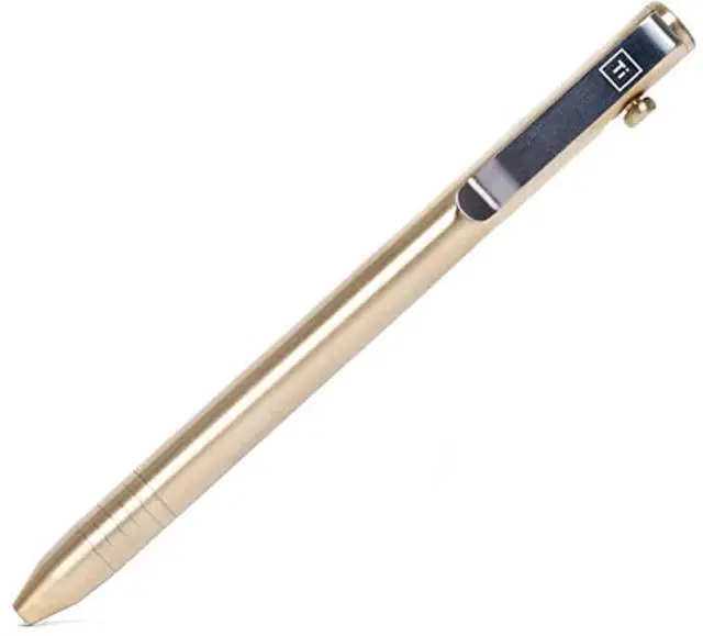 Main image of Slim Bolt Action Pen (Brass)