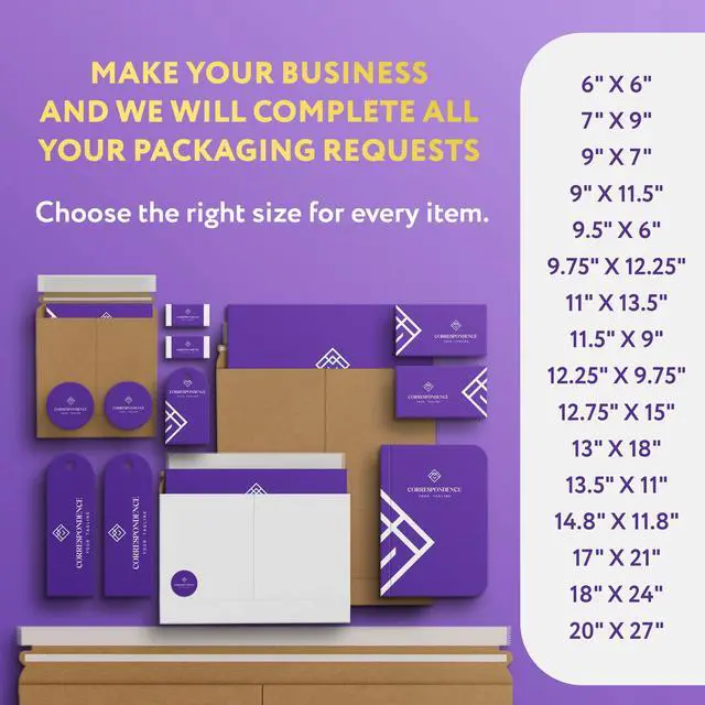 Alt view image 5 of 7 - White Rigid Mailers, 12.75 x 15 Inch. Pack of 200 Cardboard Envelopes for Photos, Documents. Sturdy Stay Flat Mailers with Self-Seal Closure. Hard Rigid Shipping Envelopes