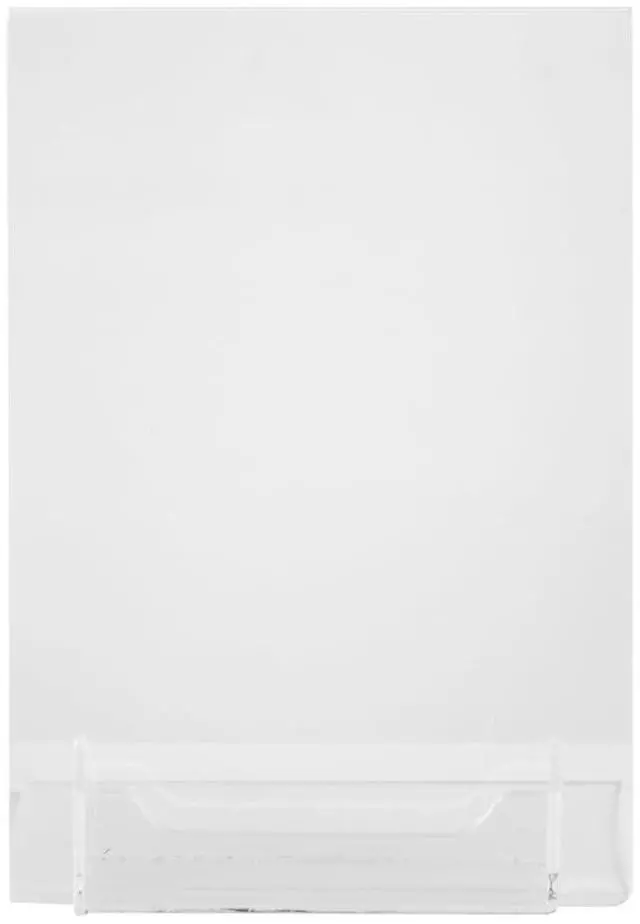 Alt view image 5 of 6 - Clear Acrylic Slanted Sign Holder 8.5 x 11 - Clear Slanted Picture Frame - Premium Acrylic Sign Holder for Office, Retail, Tradeshow and Home Use (50-Pack)
