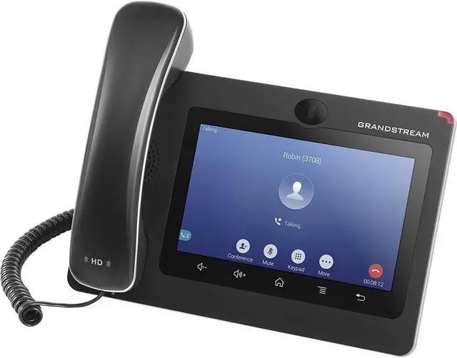 Alt view image 4 of 4 - GXV3370 IP Video Phone | 16 Lines, 16 SIP Accounts | 7-Inch Color Touch Screen | 802.11n Wi-Fi | Dual-Port Gigabit Ethernet with Integrated PoE