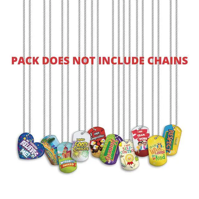 Alt view image 4 of 4 - Brag Tag Value Pack to Encourage & Support Positive Student Behavior: 500 Tags (50 Tags for Each Shape)