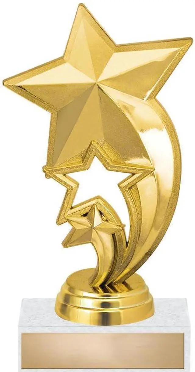 Main image of 5.75" Star Rocket Trophy - Gold Star Trophies, Star Recognition Awards