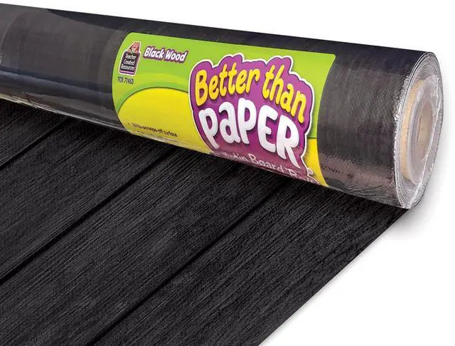 Main image of Black Wood Better Than Paper Bulletin Board Roll (Pack of 8)
