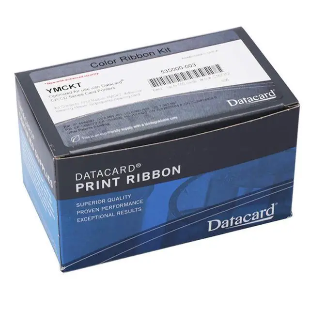 Alt view image 4 of 4 - New Datacard 535000-003 Color Ribbon Replacing- for Datacard CP60 CP/CD Series Printer YMCKT 500 Prints