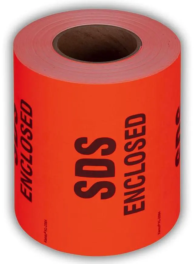 Main image of 3" X 5" SDS Enclosed Shipping Label Stickers for Shipping and Packing - 500 Permanent Adhesive Labels Per Roll (10 Pack)
