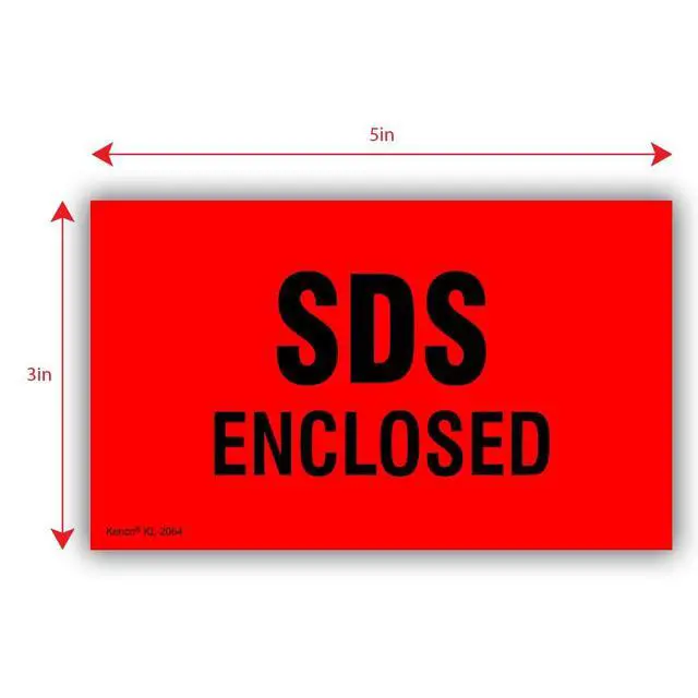 Alt view image 3 of 5 - 3" X 5" SDS Enclosed Shipping Label Stickers for Shipping and Packing - 500 Permanent Adhesive Labels Per Roll (10 Pack)