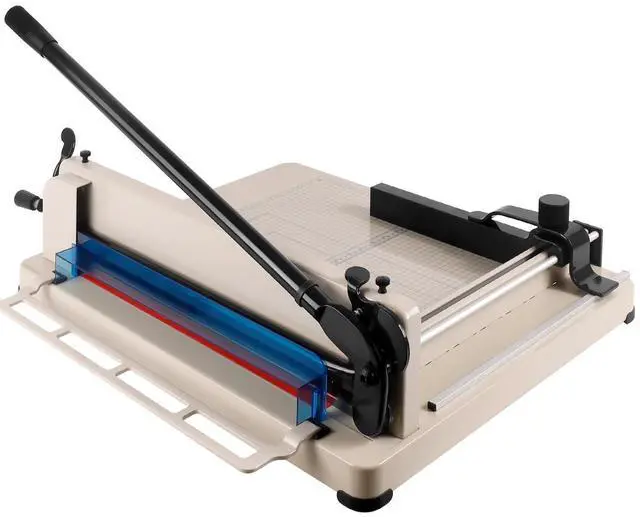 Main image of Paper Cutter Heavy Duty, 12 inch A4 Guillotine Paper Cutter, 500 Sheet Solid Capacity Steel Structure Paper Trimmer, Double Safety Protection for Cutting Paper, Leather, Cardboard, Polyester