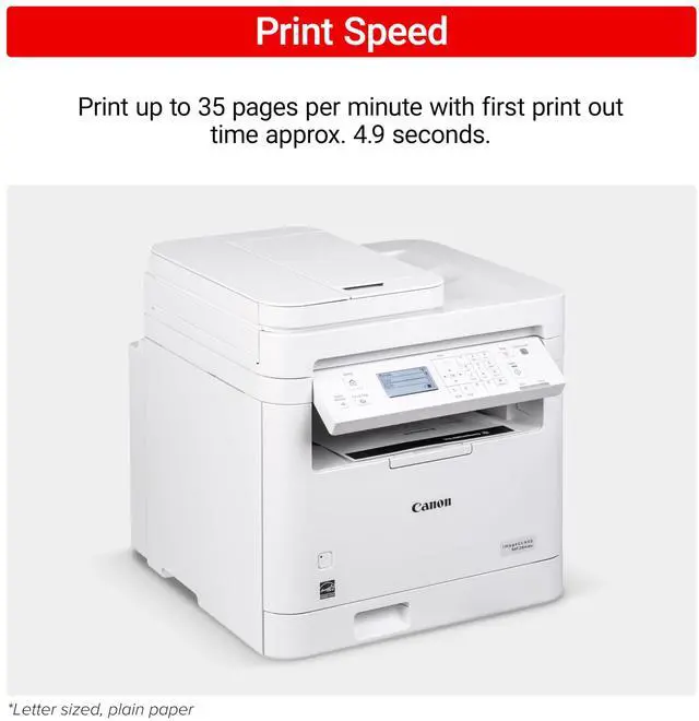 Alt view image 7 of 7 - imageCLASS MF284dw Wireless Black & White Laser Printer All-in-One for Home Use, Print/Copy/Scan, 2-Sided Printing, 35 PPM, Auto Doc Feeder, Mobile Device Compatible, Starter Toner Included