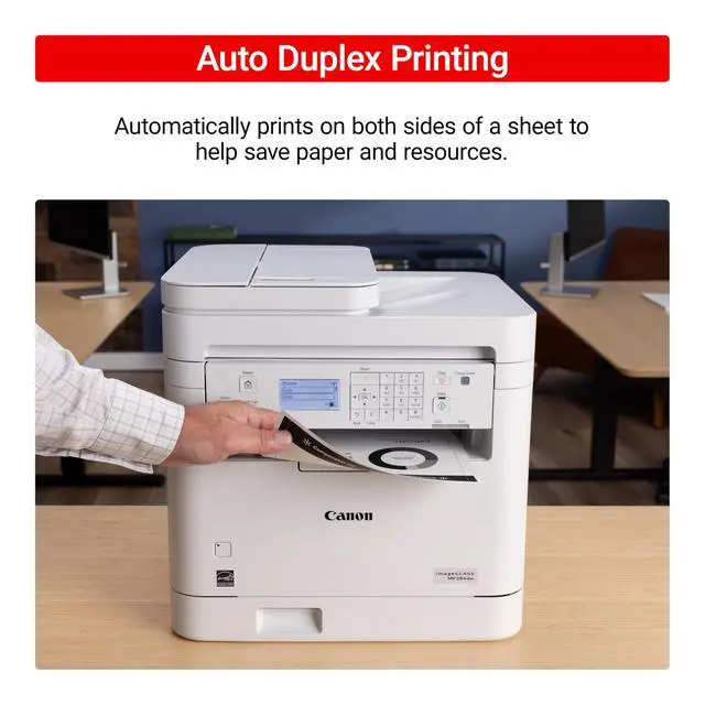 Alt view image 6 of 7 - imageCLASS MF284dw Wireless Black & White Laser Printer All-in-One for Home Use, Print/Copy/Scan, 2-Sided Printing, 35 PPM, Auto Doc Feeder, Mobile Device Compatible, Starter Toner Included