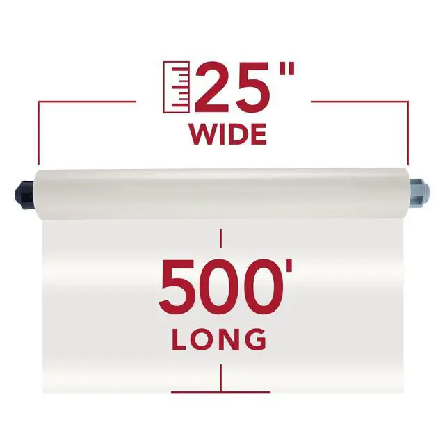 Alt view image 2 of 6 - Laminating Film, Rolls, Pinnacle 27 EZLoad, NAP I, 1.5 mil, 25" x 500', Blue Caps, 2 Pack (3748201EZ)