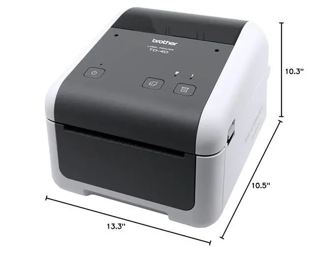 Alt view image 7 of 7 - TD-4210D 4-inch Entry Level Direct Thermal Desktop Printer, Print Labels and Receipts, 203dpi, 5ips, USB 2.0