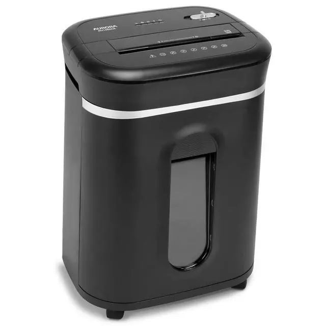 Alt view image 3 of 6 - Anti-Jam 14-Sheet Crosscut Paper/CD and Credit Card Shredder/with 6-Gallon pullout Basket 120 Minutes Continuous Run Time