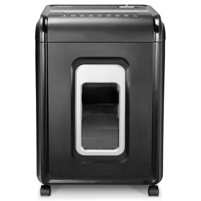 Alt view image 6 of 7 - AU2260XA Heavy Duty Anti-Jam 22-Sheet Crosscut Shredder/60 Min Run Time/ 7-Gallon Pullout Basket and Casters