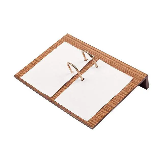 Alt view image 5 of 7 - Wooden Desk Set - Desk Organizer Set - 11 Accessories - Desk Office Organizer - Document Tray - Office Desk Accessories - Desk Pad - Desktop Storage - 11 PCS (Brown)