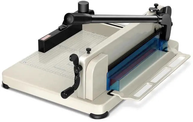 Main image of 12 Inch Guillotine Paper Cutter Heavy Duty,Paper Cutter Heavy Duty for A4 Paper, 400 Sheet Capacity,White Paper Cutter Heavy Duty for Office Home School