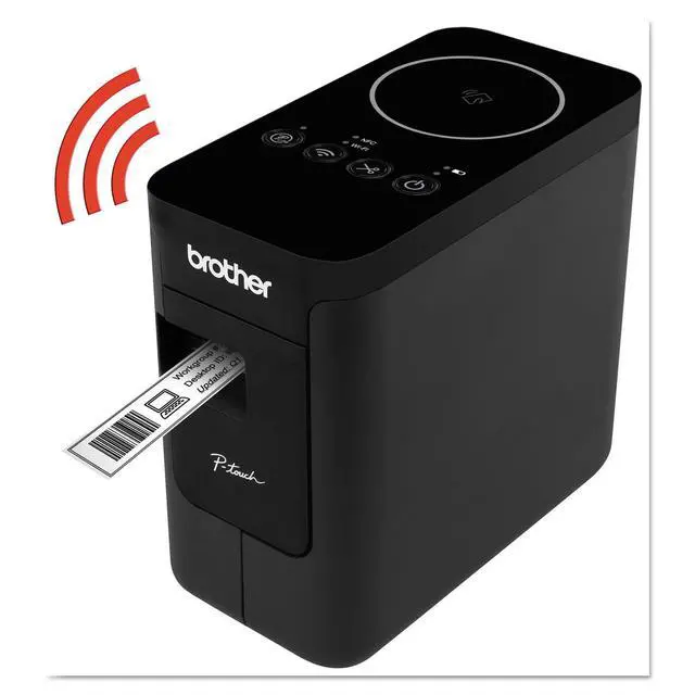 Alt view image 2 of 4 - Printer PTP750W Wireless Label Maker, 1.18, Black