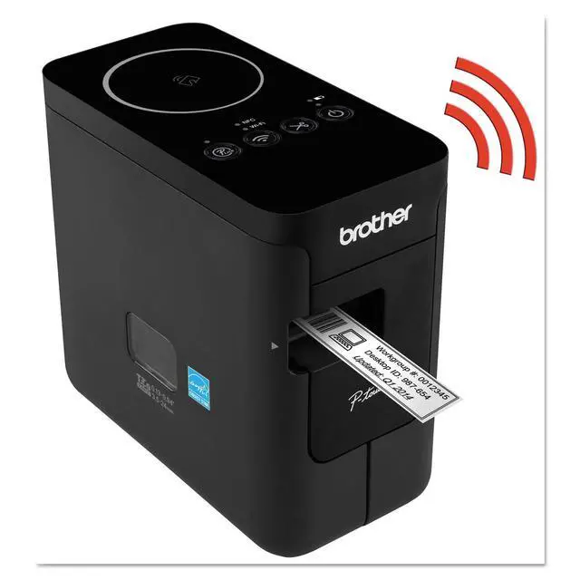 Alt view image 4 of 4 - Printer PTP750W Wireless Label Maker, 1.18, Black