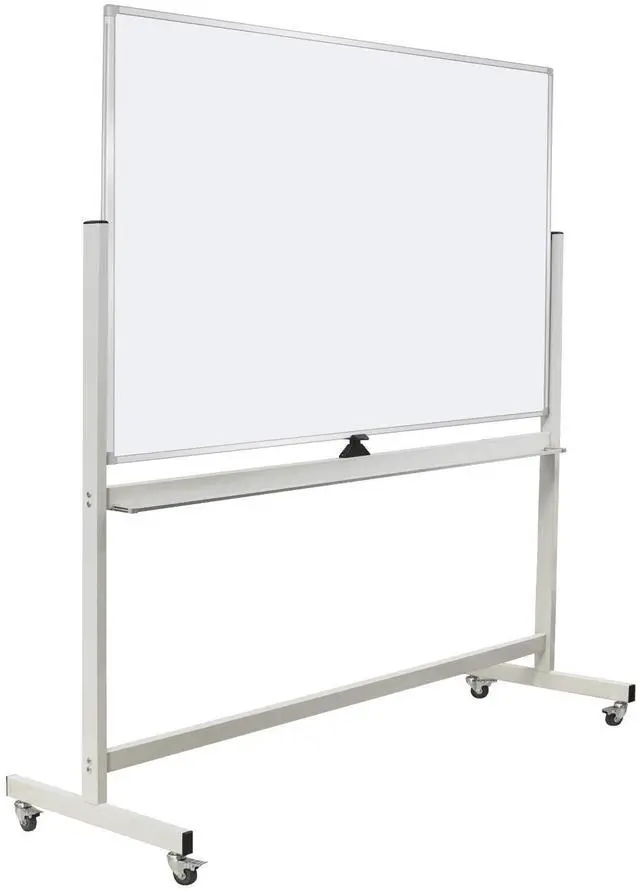 Main image of 60"x40" Mobile Whiteboard Double-Sided Magnetic Large Dry Erase White Board with Rolling Stand for Offices, Home & School