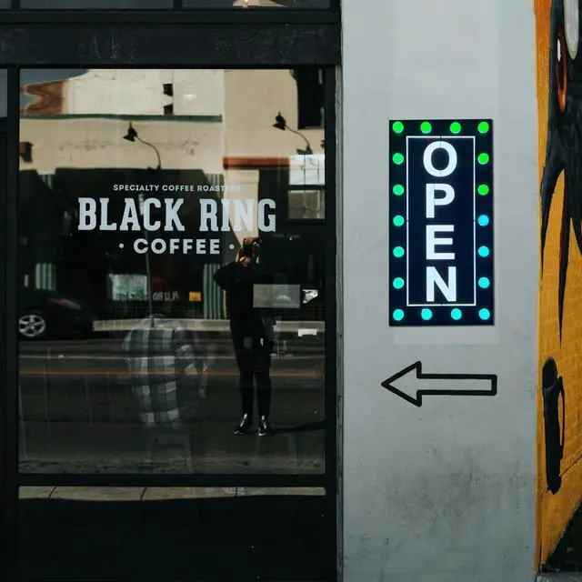 Alt view image 4 of 6 - Outdoor Waterproof LED Open Sign for Business, Ultra Bright Lighted Open Sign for Storefront Window, RGB Color Changing with Remote, Commercial Open Sign with Waterproof Adapter & Switch