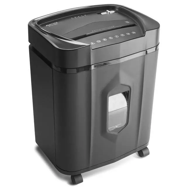 Alt view image 7 of 7 - AU1415XA 14-Sheet Crosscut Paper/CD and Credit Card Shredder/ 5-Gallon pullout Basket/ 10 Minutes Continuous Run Time