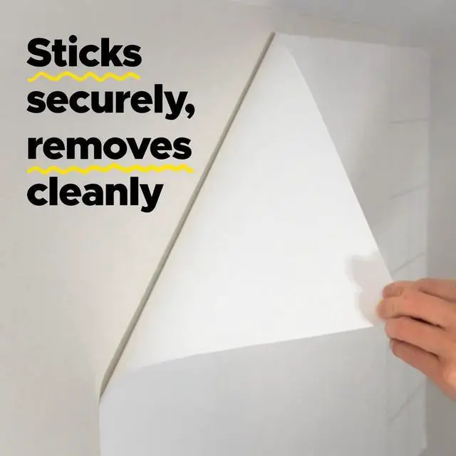 Alt view image 4 of 7 - Easy Erase Permanent Marker Whiteboard, 8 x 4 ft, White, 1 Roll